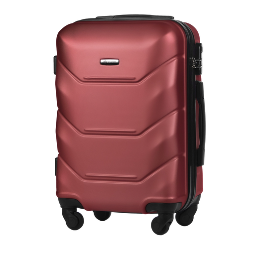 Dunkelroter Kleiner Koffer aus ABS