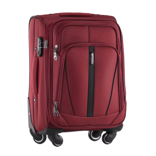 Dunkelroter Kleiner Weichschalenkoffer